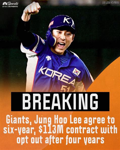 South Korean outfielder Jung Hoo Lee finalizes $113 million, 6-year deal with Giants